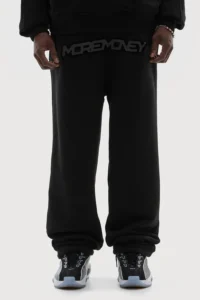 MORE MONEY LOGO JOGGER ALL BLACK