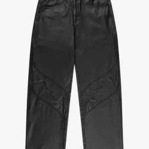 COATED MC PANTS BLACK