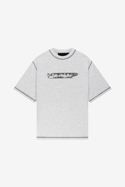 FLATLOCK BASE TEE GREY MELANGE FLATLOCK BASE TEE GREY MELANGE