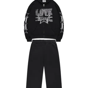 Imperial Zip Set Black