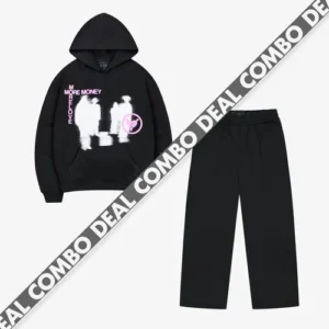 LOST BOND HOODIE BLACK + OPEN LEG JOGGER BLACK
