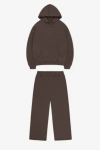 CLOUDS HOODIE + JOGGER BROWN