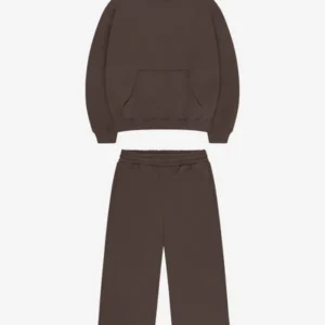 CLOUDS HOODIE + JOGGER BROWN