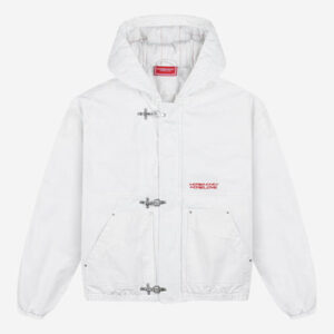 UTILITY CANVAS JACKET WHITE DUST