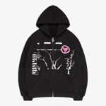 MONEY ROOTED ZIP BLACK
