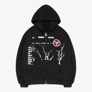 MONEY ROOTED ZIP BLACK