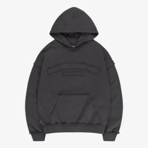 ROUGH HOODIE DARK GREY